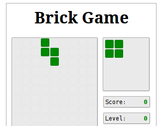 Tetris game preview